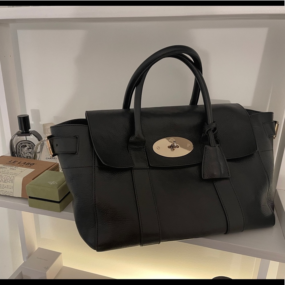 Authentic Mulberry Black The New Bayswater Bag